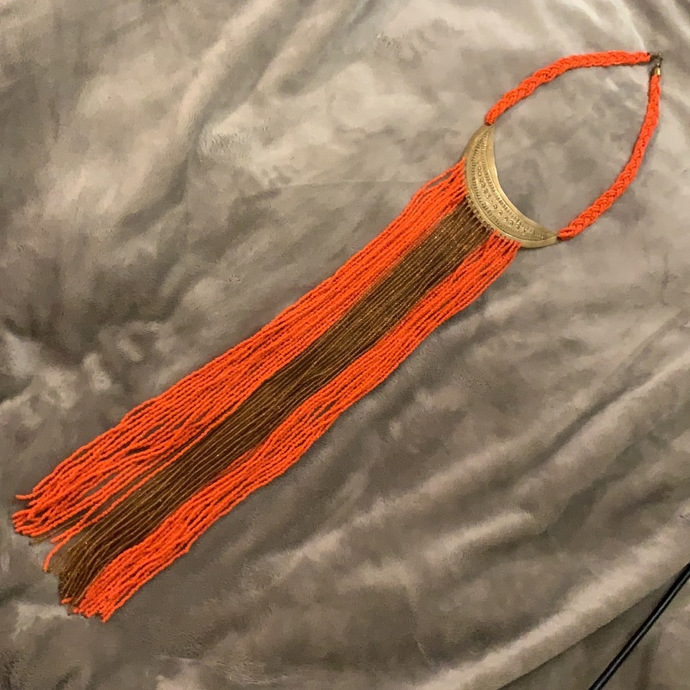 Authentic African Maasai Waterfall Beaded Necklace